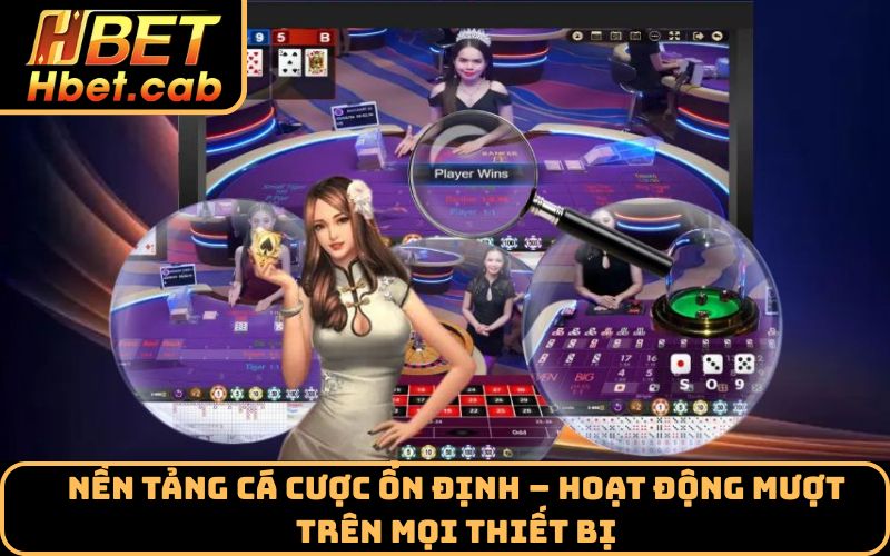 Nền tảng cá cược ổn định – hoạt động mượt trên mọi thiết bị