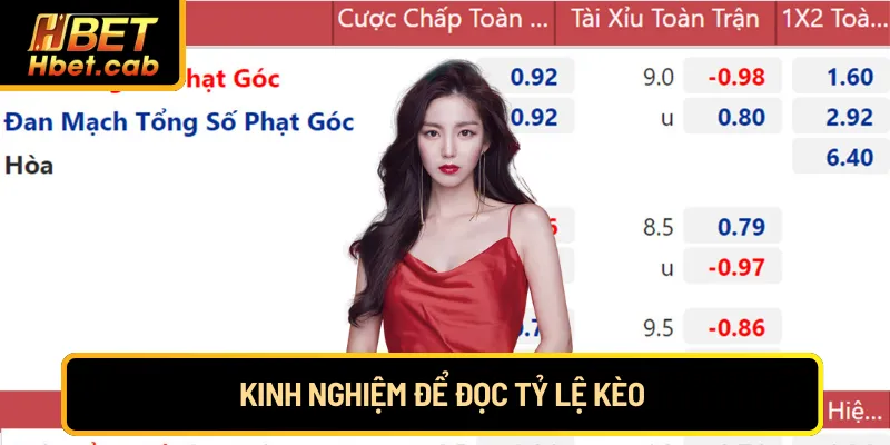 Kinh nghiệm để tỷ lệ kèo
